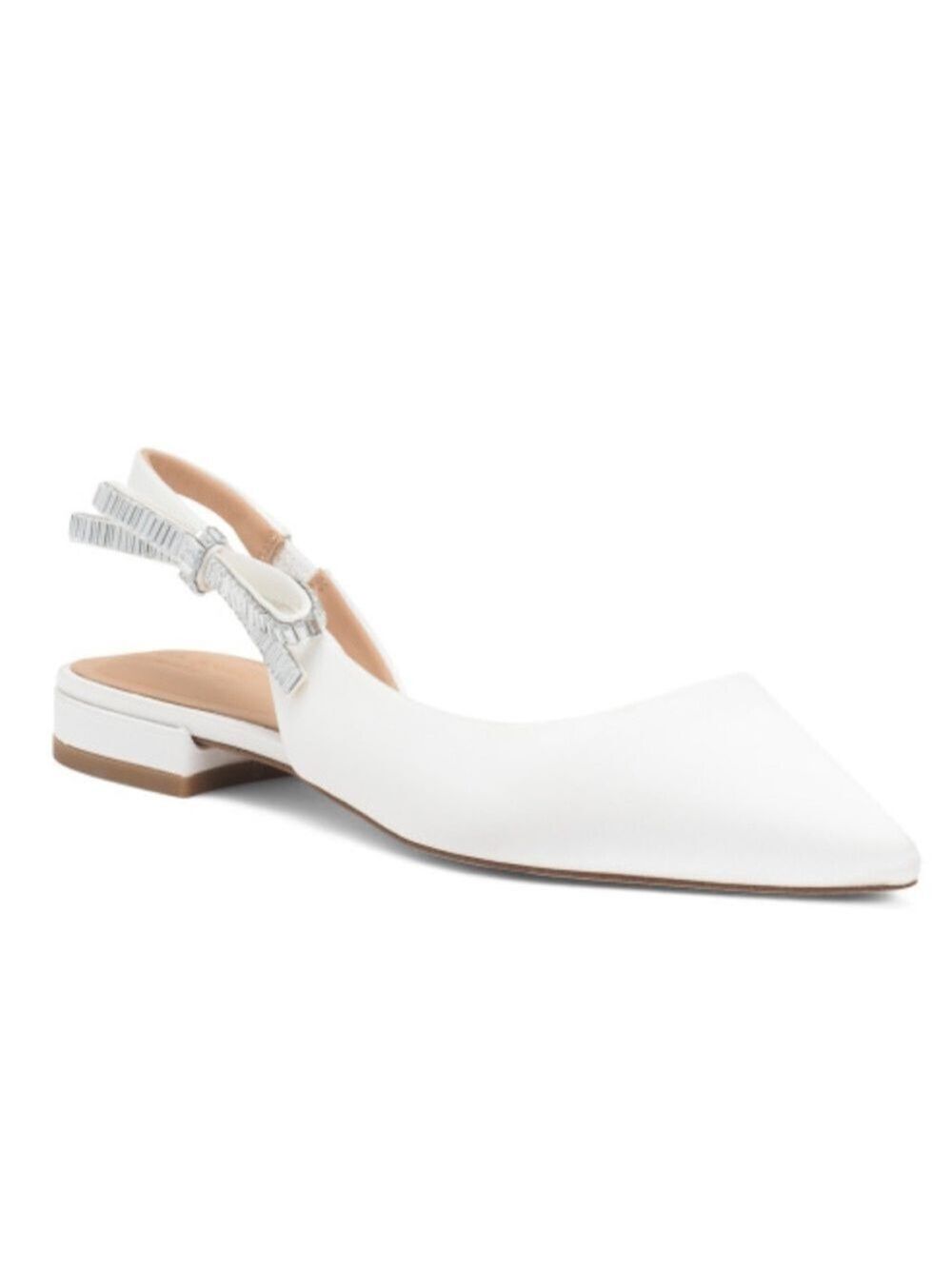 Ted Baker London Jane White Bow Flats Size 8.5 New In Box
